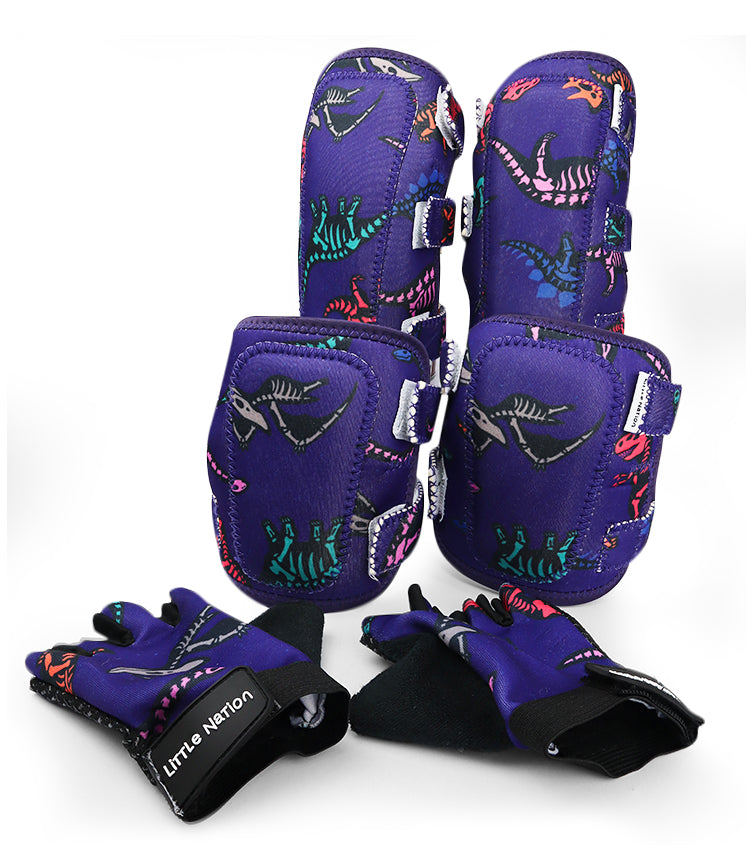 Kids Protective Gear Set Elbow Knee Pads and Gloves