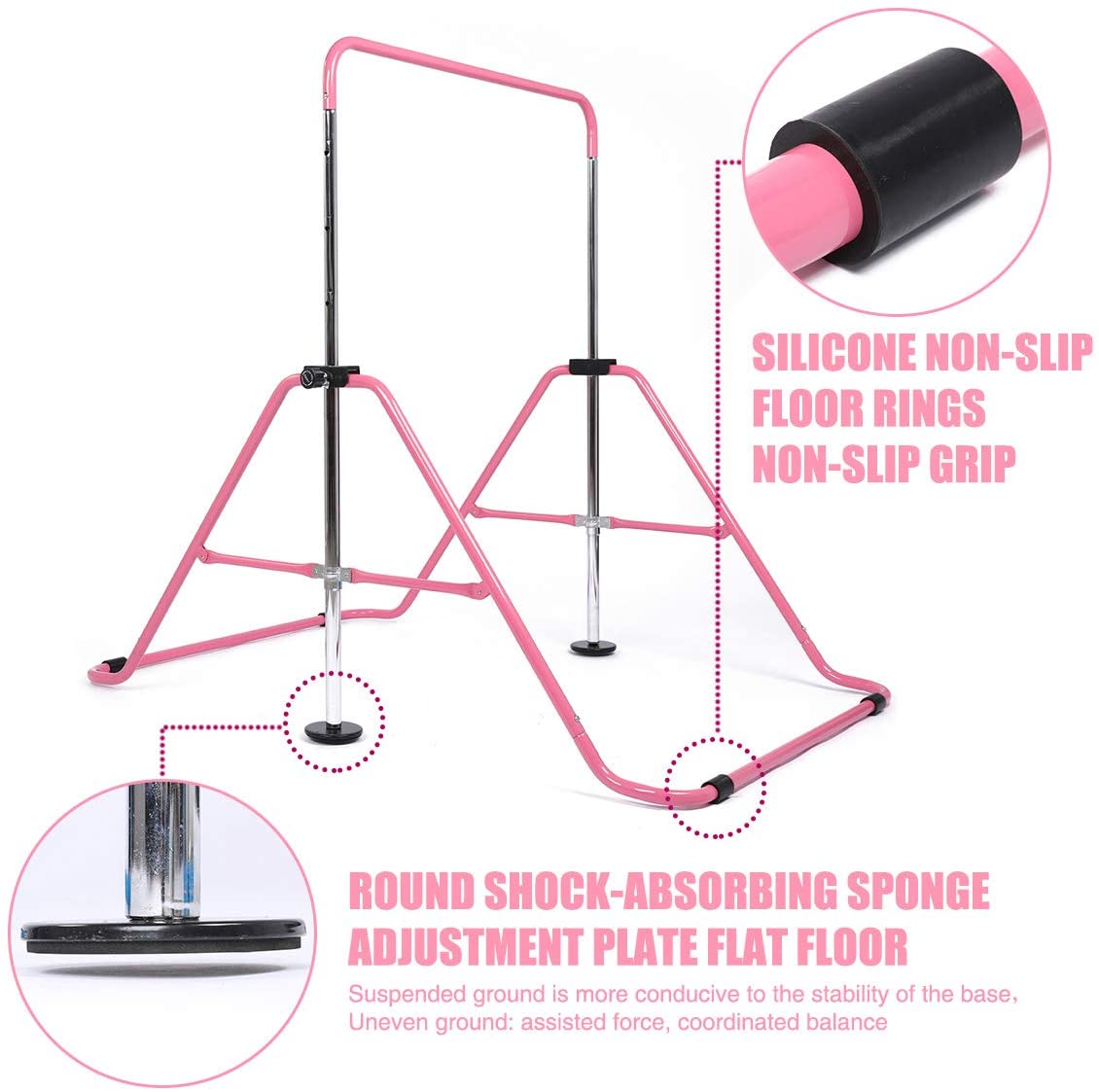 Kids Adjustable Gymnastics Training Bar