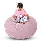 Foam Bean Bag (Light Mauve)
