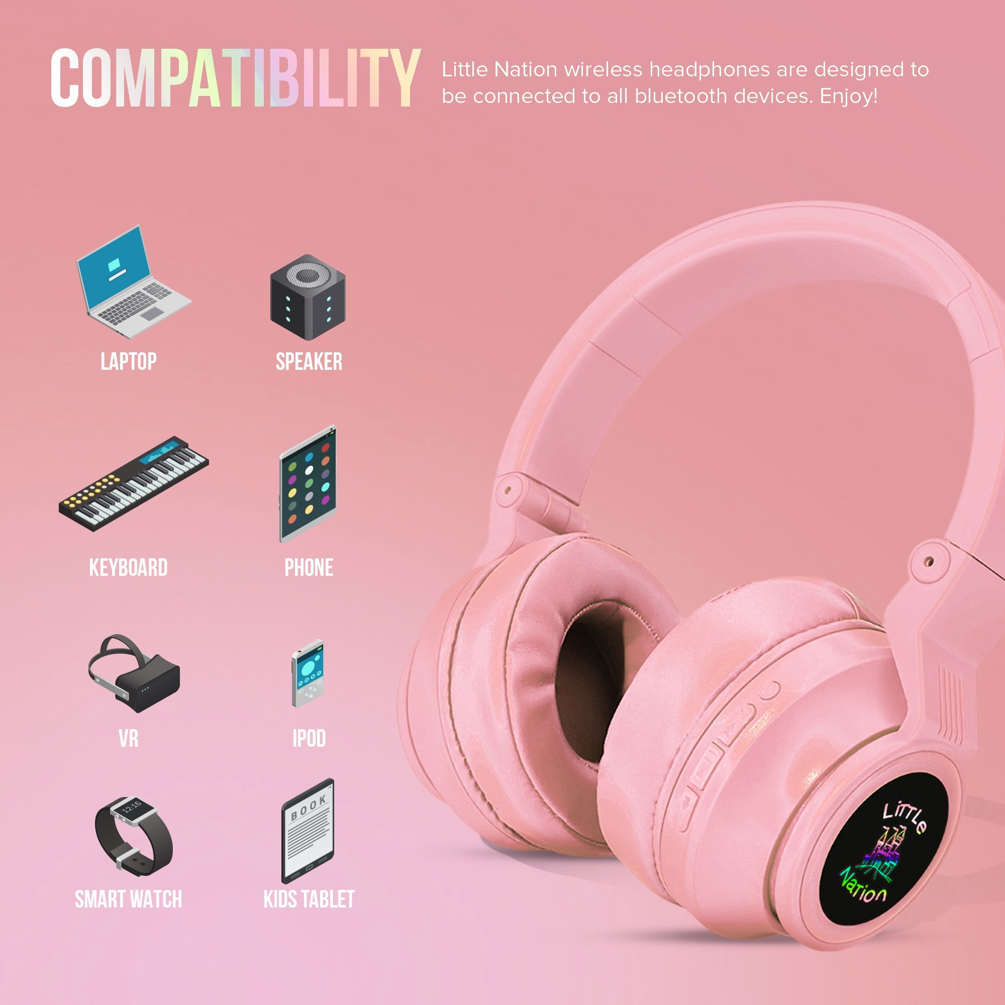 Wireless Bluetooth Headphones for Kids