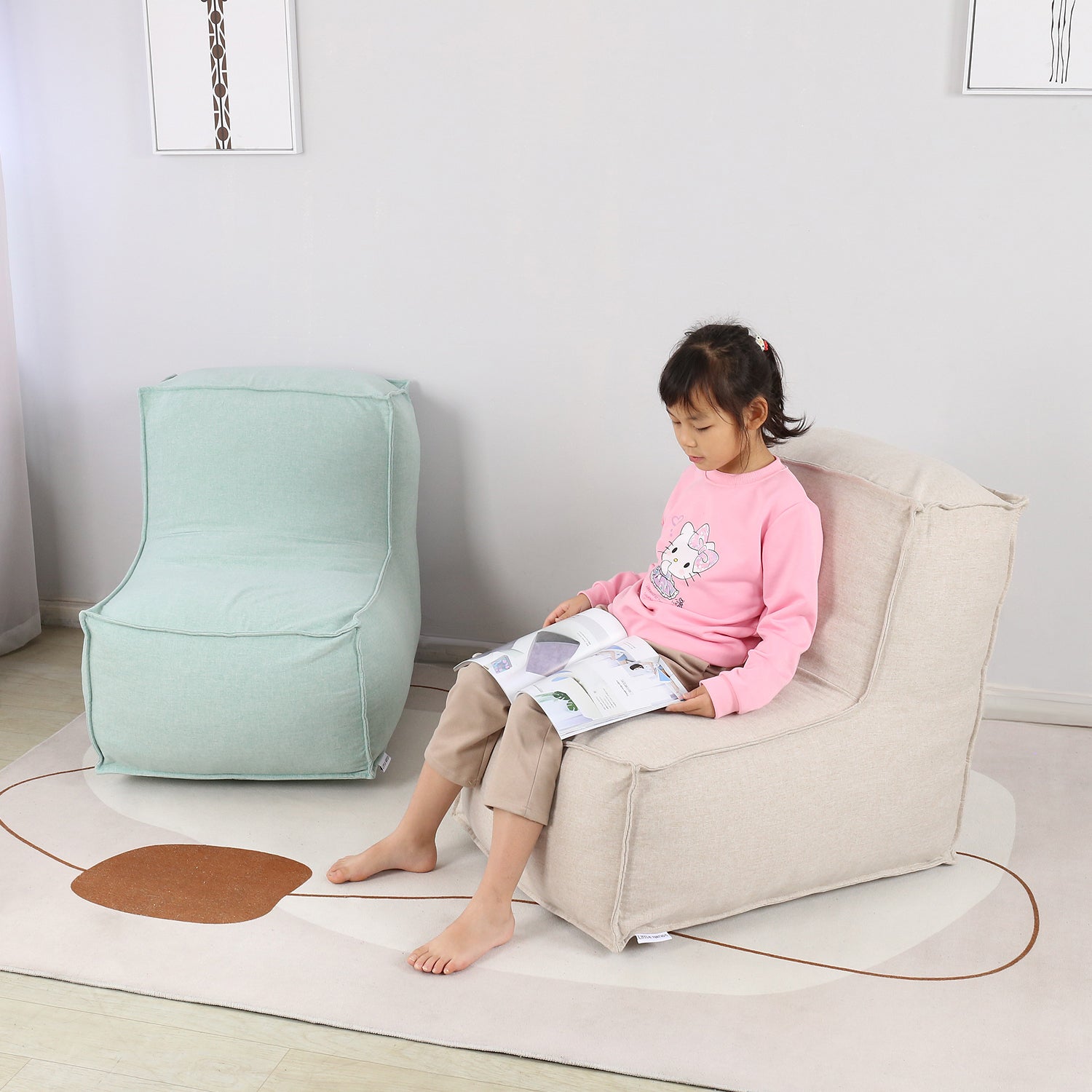 Mini Lounger (Mint Green)