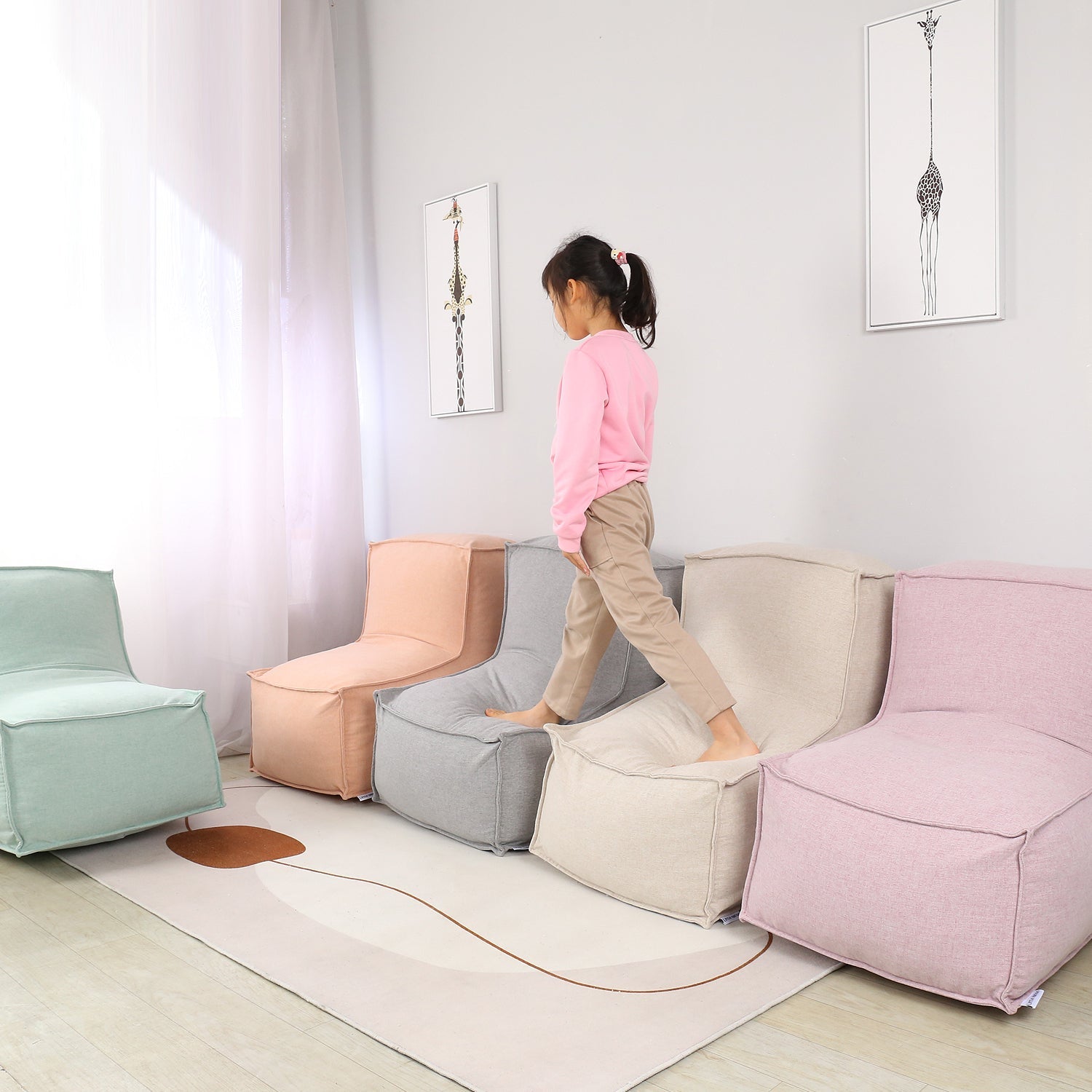 Mini Lounger (Mint Green)