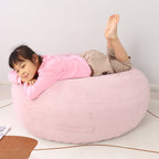 Foam Bean Bag (Light Mauve)
