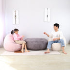 Foam Bean Bag (Light Mauve)