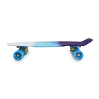 Mini Cruiser Skateboard - White/Blue