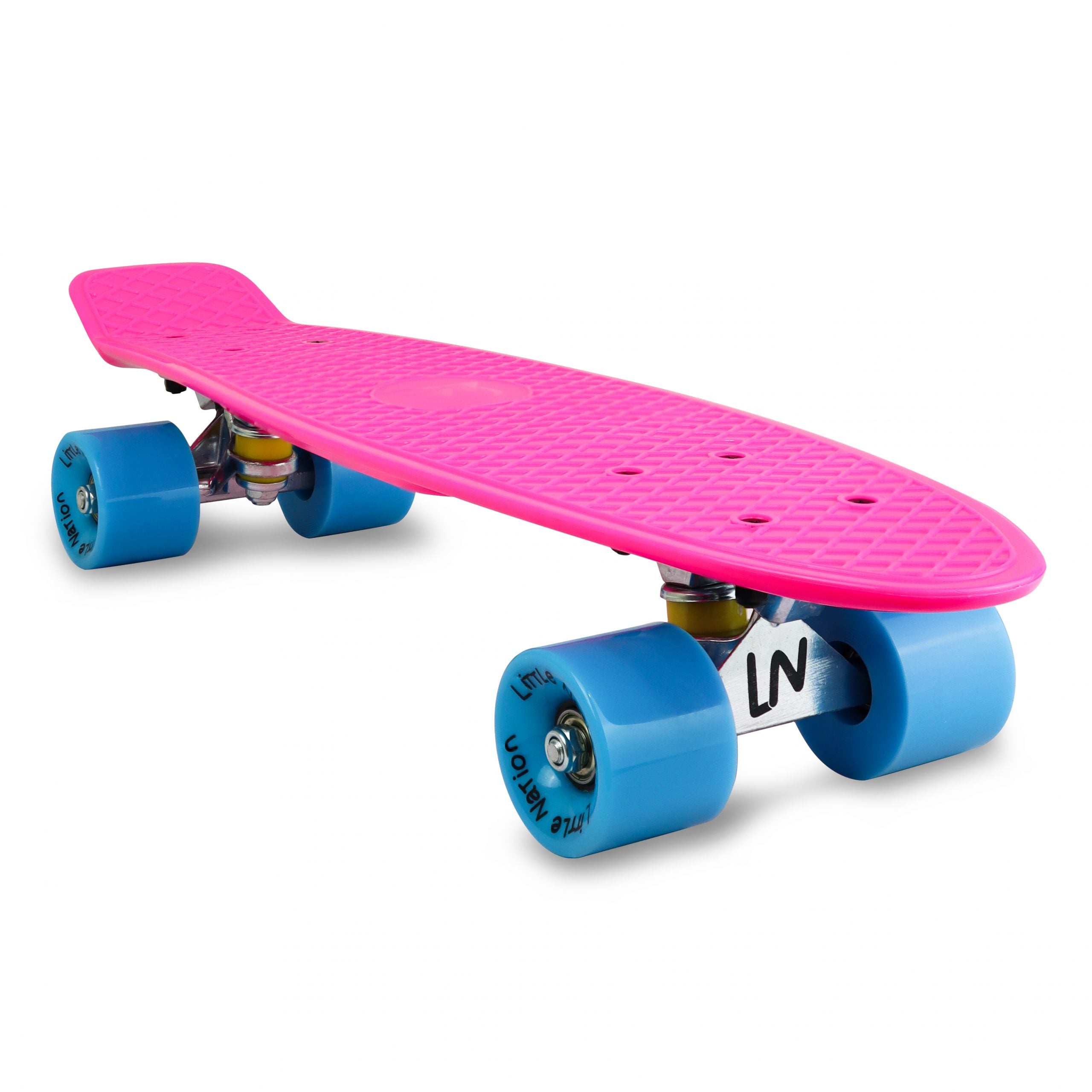 Mini Cruiser Skateboard - White/Blue