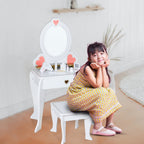Wooden Dresser Table with Vanity Kit
