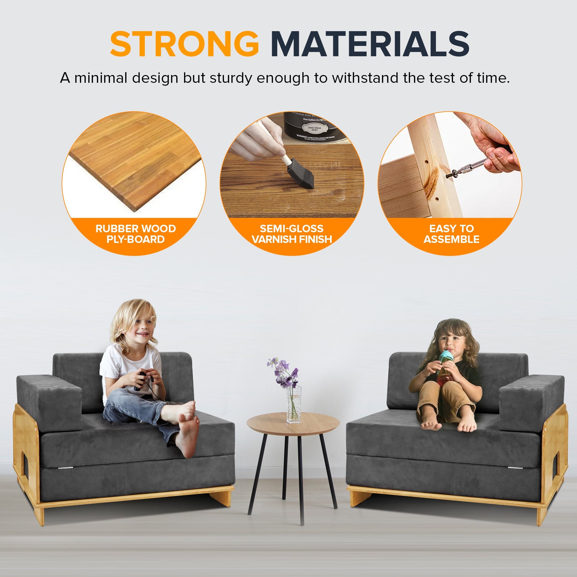 Play Couch Wood Frame